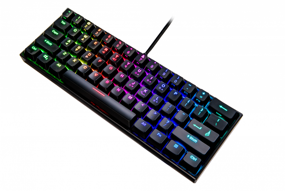 Image of Verbatim SureFire KingPin M1 60% Mechanical RGB Gaming Keyboard