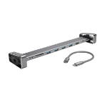 Hama 00200103 laptop dock/port replicator USB 3.2 Gen 1 (3.1 Gen 1) Type-C Grey