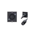 Bachmann 917.024 tussenstuk voor kabels XLR 3-pole Zwart