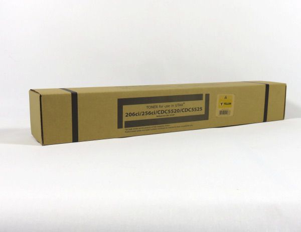 Image of DATA DIRECT Utax CDC5520 5525 206 256 Toner Yellow Compatible...