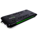 Plugable Technologies PS12-USB2B surge protector Black 12 AC outlet(s) 120 V 74.4" (1.89 m)