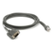 Zebra CBA-R08-S07ZBR serial cable Grey 2.1336 m RS232 DB9