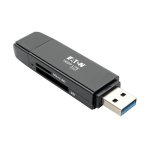 Tripp Lite U452-000-SD-A card reader USB 3.2 Gen 1 (3.1 Gen 1) Type-A Black