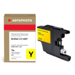 AgfaPhoto LC-1240Y inktcartridge 1 stuk(s) Compatibel Normaal rendement Geel
