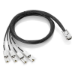 HPE AH587A Serial Attached SCSI (SAS) cable Black