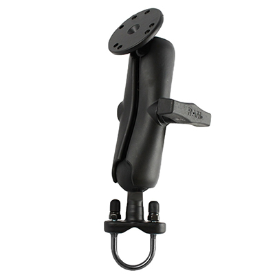 Image of RAM Mounts Double Ball U-Bolt Mount with Round Plate