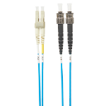 4Cabling 2m LC-ST OM4 Multimode Fibre Optic Cable: Blue