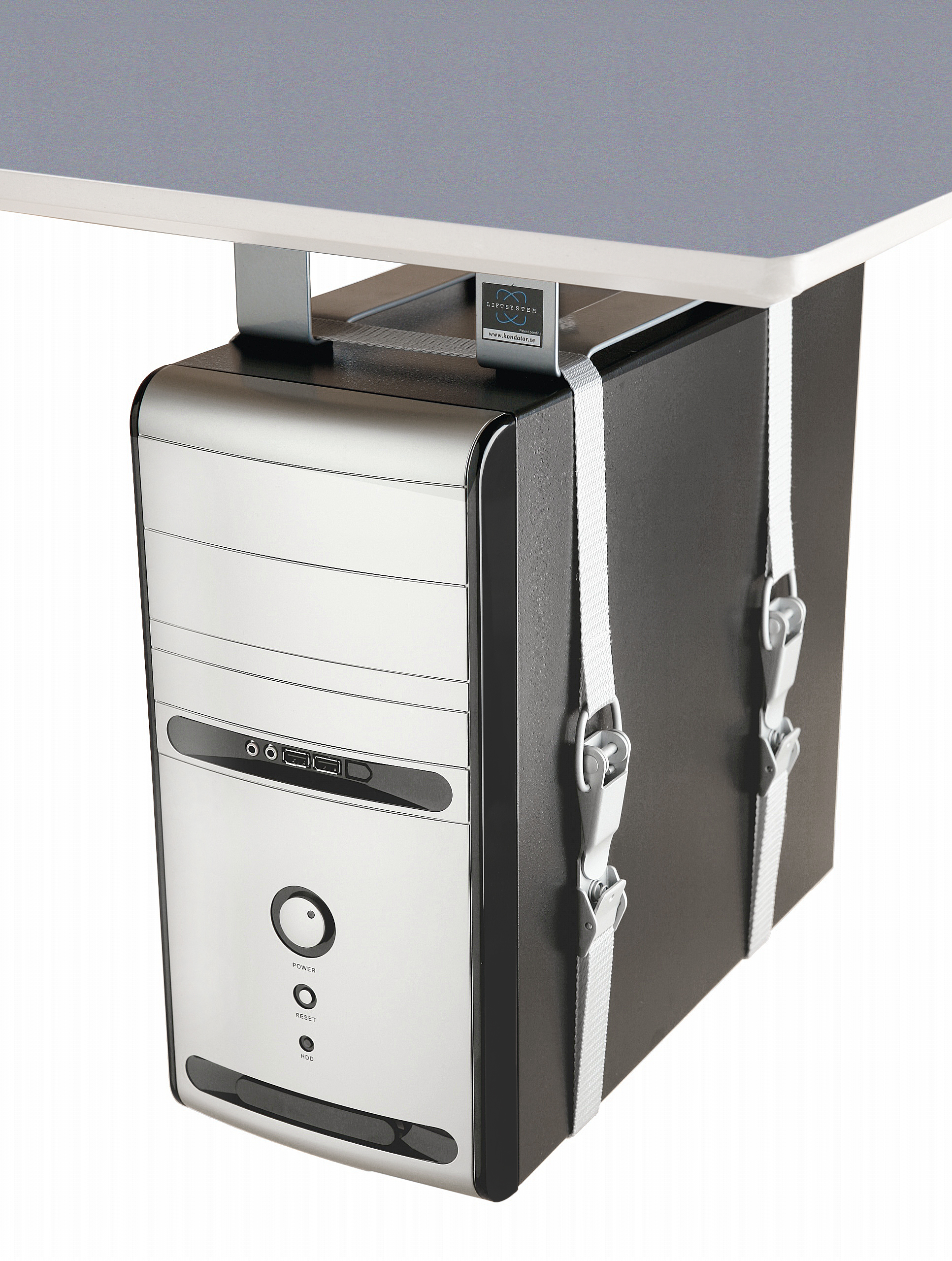 Image of Kondator LiftFix Desk-mounted CPU holder Silver