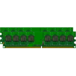 Mushkin 4GB DDR3 PC3-8500 Kit memory module 2 x 2 GB 1066 MHz