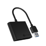 ICY BOX (IB-CR301-U3) External 3-Port Reader SD/microSD/CF Cards USB Powered