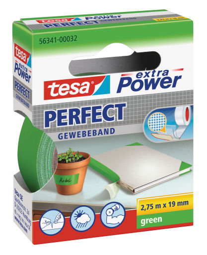 Image of TESA Extra Power 19mmx2.75m 2.75 m Green 1 pc(s)