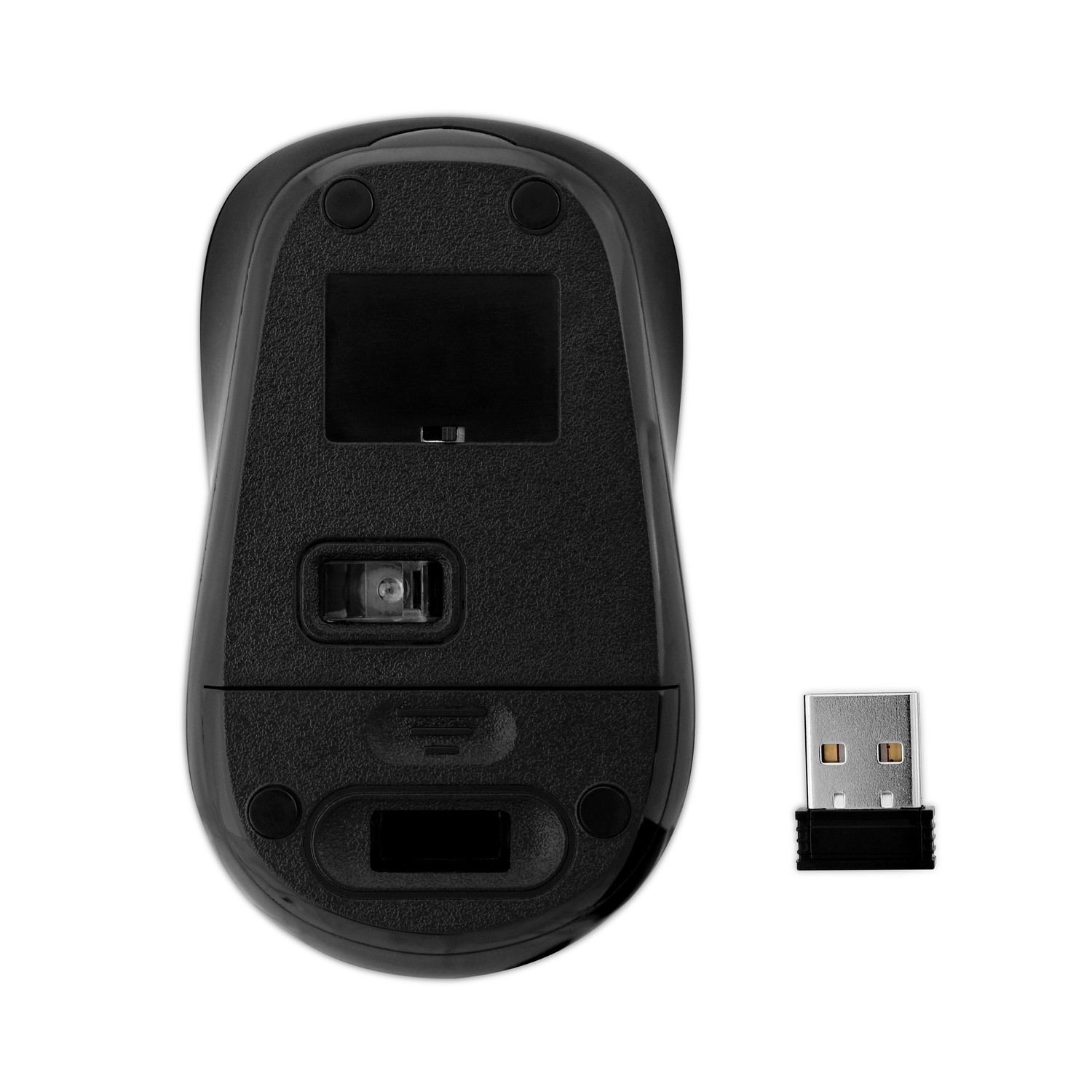 V7 Wireless Mobile Optical Mouse - Black