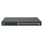 LevelOne 26-Port L3 Managed TOR Fiber Switch, 24x 1/10GbE SFP+, 2x 40/100GbE QSFP28, Hot-Swap Redundant Power Supply