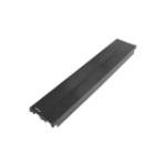 Lanberg 19" PLASTIC FAST ASSEMBLY FIRE RETARDANT BLANKING PANEL 2U BLACK