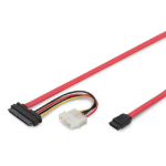 Digitus AK-400112-005-R SATA-kabel 0,5 m SATA 22-pin Rood