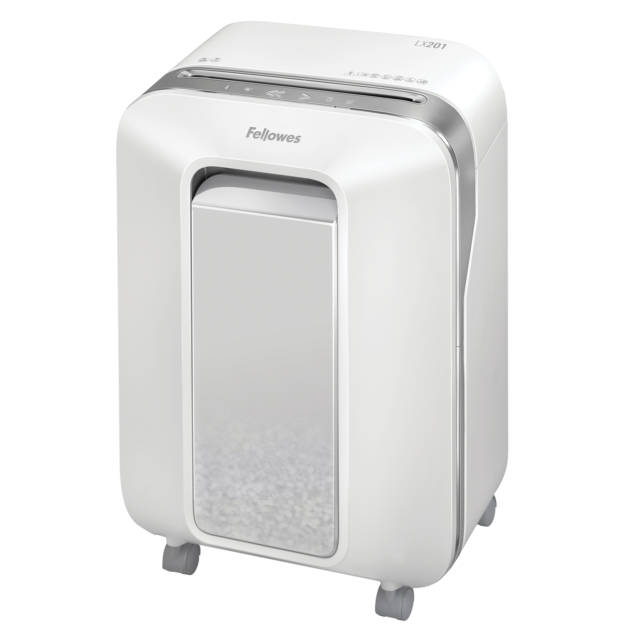 Image of Fellowes Powershred LX201 Micro-Cut Shredder white