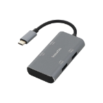 VisionTek 901539 interface hub USB 3.2 Gen 2 (3.1 Gen 2) Type-C 10000 Mbit/s Black, Grey