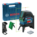 Bosch GCL 2-15 G Line/Point level 10 m 500-540 nm (< 10 mW)
