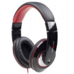 Gembird MHS-BOS hoofdtelefoon/headset Bedraad Hoofdband Oproepen/muziek Zwart, Rood