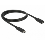 DeLOCK 85533 USB cable 1 m USB 3.2 Gen 1 (3.1 Gen 1) USB C Black