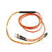Tripp Lite N422-02M fiber optic cable 78.7" (2 m) 2x LC 2x ST Black, Blue, Gray, Orange, Yellow