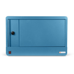 Bretford CUBE Micro Station Portable device management cabinet Blue