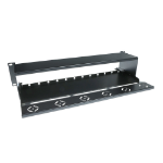 ACT Fiber panel High Density 2HE voor 12 MTP®-MPO cassettes / keystone adapterplaten