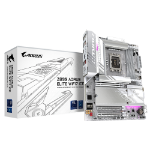 GIGABYTE Z890 AORUS ELITE WIFI7 ICE Motherboard - Supports Intel Core Ultra (Series 2) CPUs, 16+1+2 phases VRM, up to 8800MHz DDR5 (OC), 1xPCIe 5.0 + 3xPCIe 4.0, Wi-Fi 7, 2.5GbE LAN, Thunderbolt 4