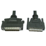 Cables Direct 1m, HP DB50 M/U2CN68 M SCSI cable Black External DB50/HPM 68-p