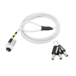 Mobilis 001329 cable lock White 1.8 m