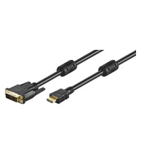 Image of Wentronic 51881 - 1.5 m - HDMI - DVI-D - Male - Male - Straight