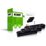 KMP H-T215VX tonercartridge 3 stuk(s) Compatibel Cyaan, Magenta, Geel