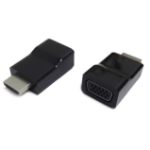 Gembird A-HDMI-VGA-001 cable gender changer Black