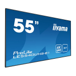 iiyama LE5540UHS-B1 signage display 138.7 cm (54.6") LED 4K Ultra HD Black Android