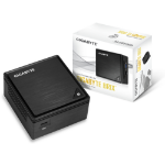 Gigabyte GB-BPCE-3455 PC/workstation barebone J3455 1.50 GHz 0.69L Sized PC Black BGA 1296