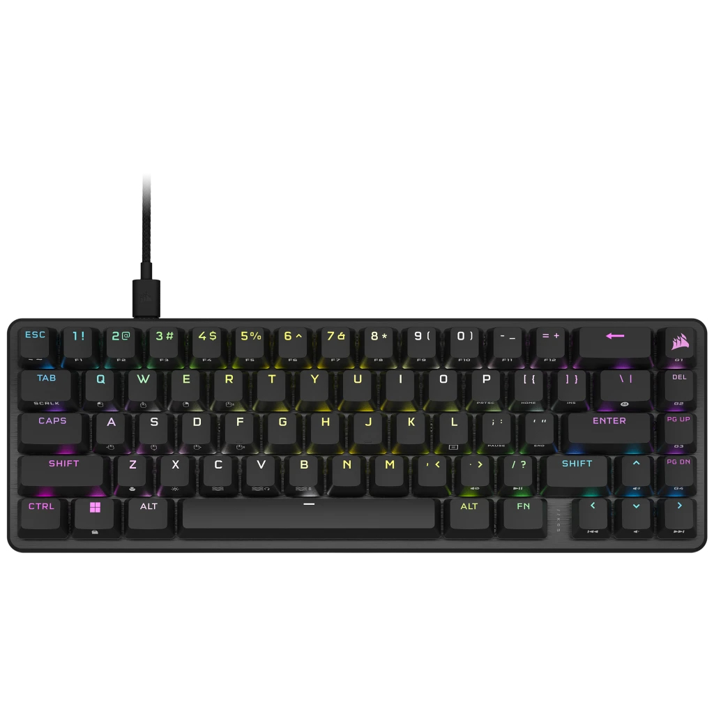 K65 PRO MINI keyboard Gaming USB AZERTY French Black