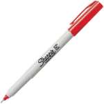 SHARPIE S37002 PERMANENT MARKER ULTRA FINE 0.3MM RED