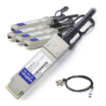 AddOn Networks 1m QSFP+ - 4 x SFP+ InfiniBand/fibre optic cable