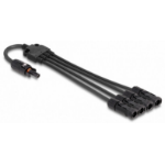 DeLOCK 88227 Kabel splitter/combiner Kabelsplitter Zwart