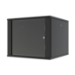 Lanview RWF09U66BL rack cabinet 9U Wall mounted rack Black
