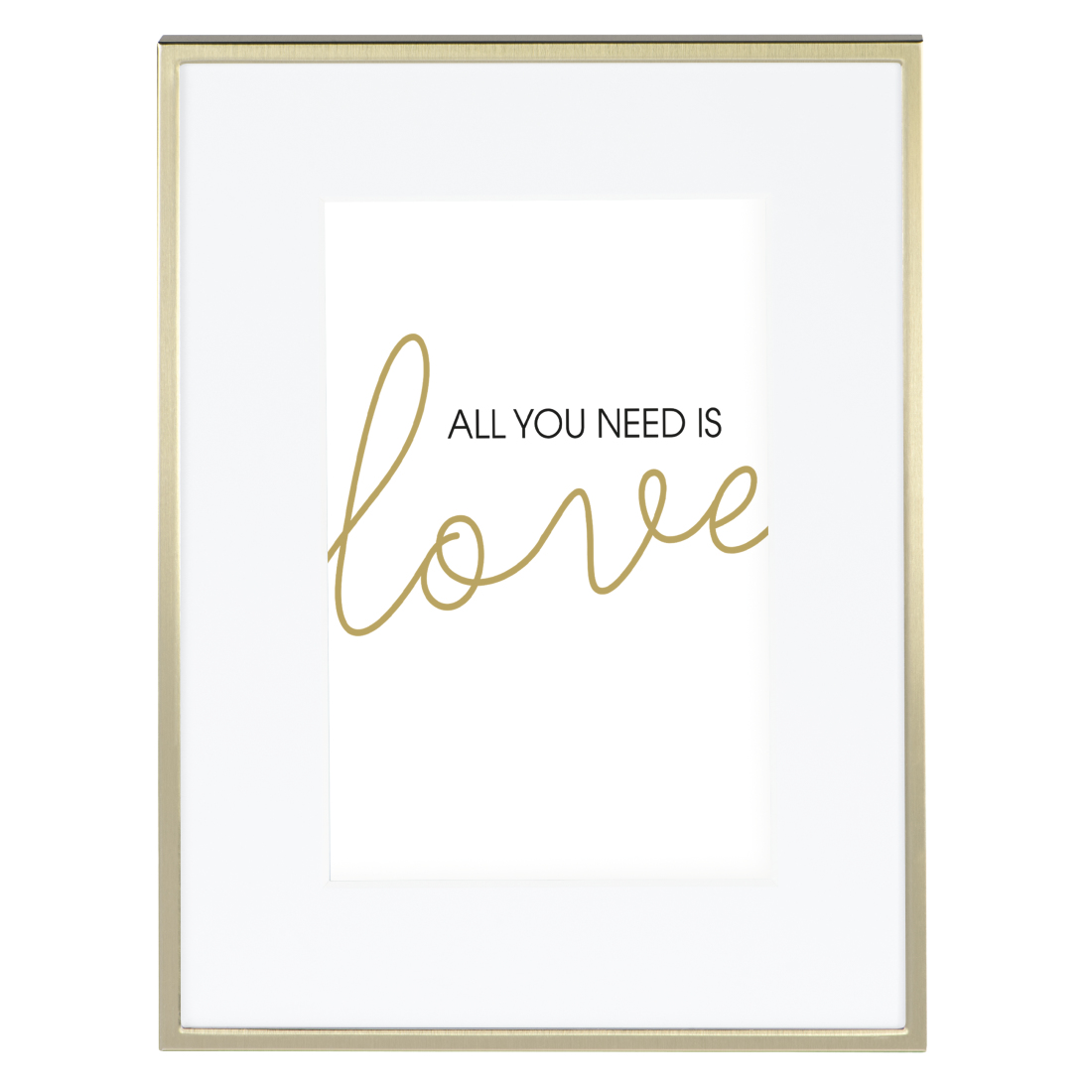 Image of Hama Line - Metal - Gold - Single picture frame - Matte - Table...