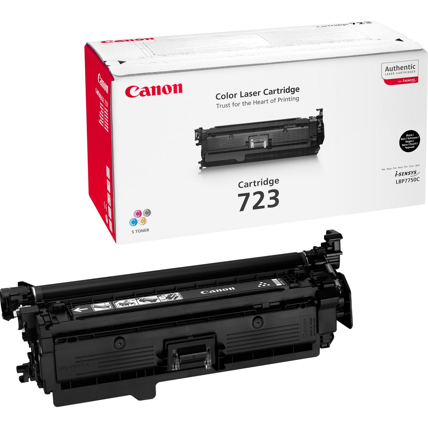 Canon 2644B002/723BK Toner cartridge black. 5K pages ISO/IEC 19798 for