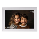 Denver PFF-1012 digital photo frame White 25.6 cm (10.1") Touchscreen Wi-Fi