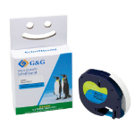 G&G 15579 labelprinter-tape Zwart op blauw 91225