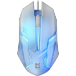 DFN MOUSE DEFENDER CYBER MB-560L WHITE 7-COLORS BACKLIGHT