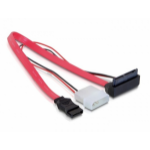 DeLOCK Micro 0.3m SATA cable Red