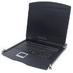Intellinet 508162 rack console 48,3 cm (19") 1920 x 1080 Pixels Zwart 1U