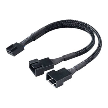 Image of Akasa PWM Lüftersplitter 4er Pack - schwarz