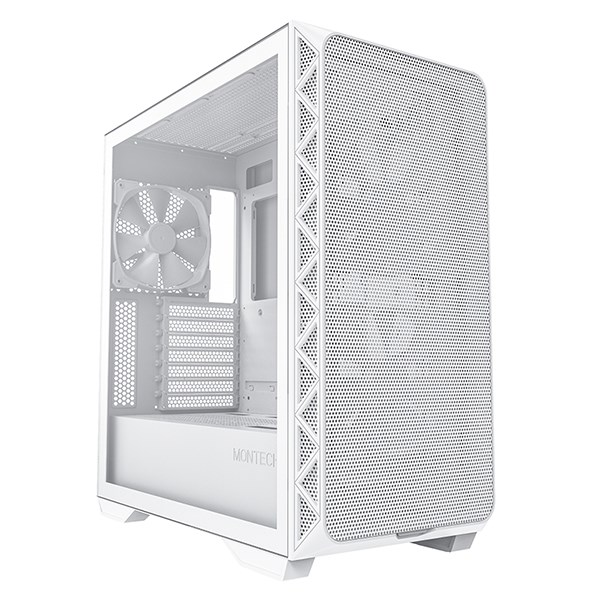 MTC Montech AIR 903 Base Midi-Tower, Tempered Glass - White