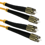 Cablenet 1m OS2 9/125 FC-FC Duplex Yellow LSOH Fibre Patch Lead